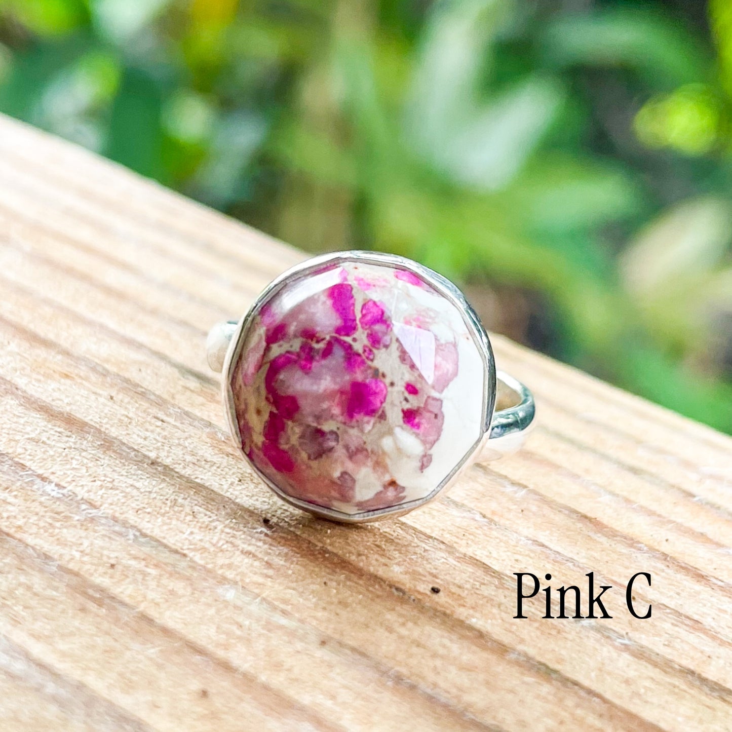 Colorful Jasper Rings - Solid Sterling Silver