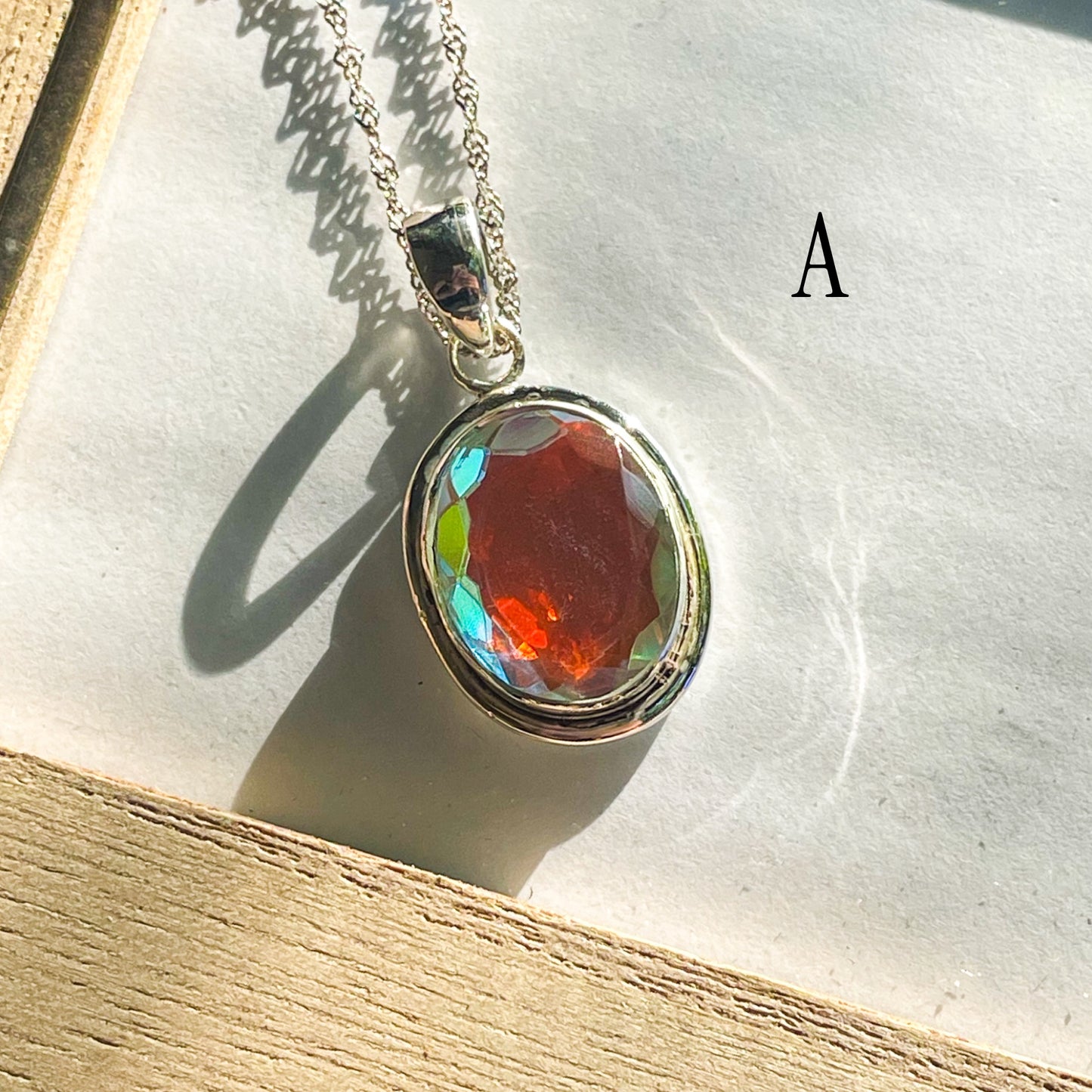 Mercury Mist Ring & Pendant - Solid Sterling Silver