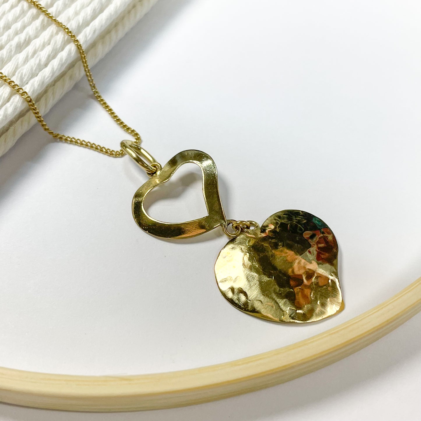 Double Heart Pendant - Alchemia