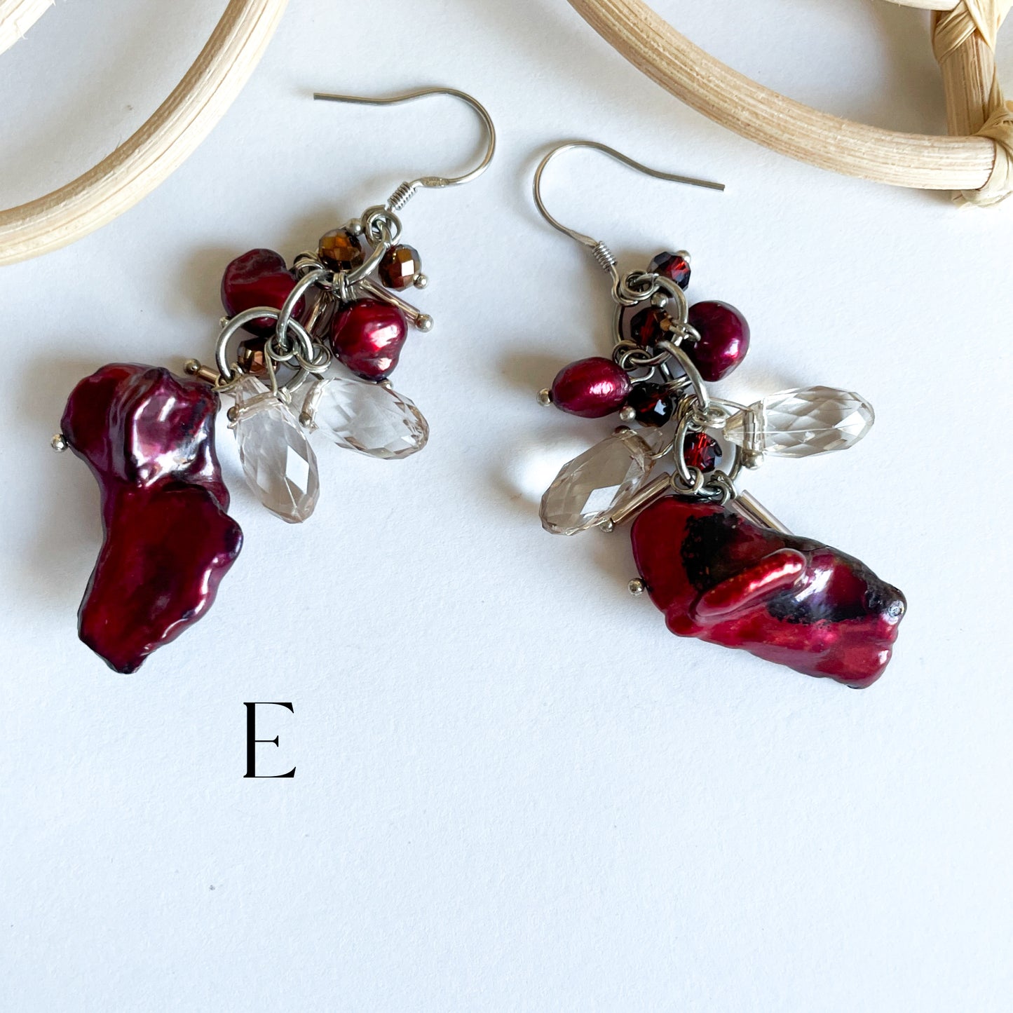 Colorful Freshwater Pearl Earrings - SSS