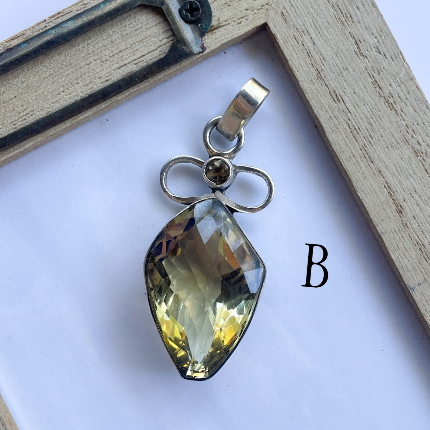 Unique Random Gemstone Pendants - Solid Sterling Silver