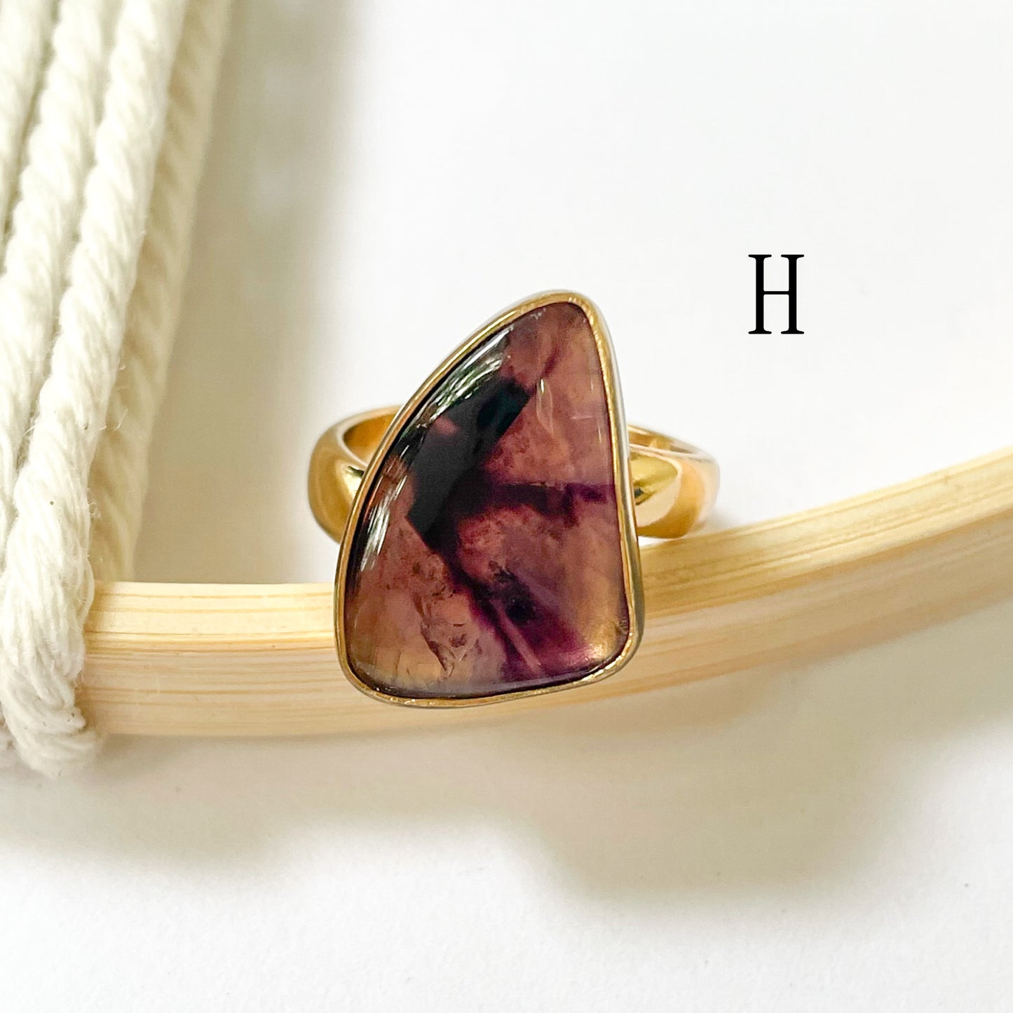 Trapiche Amethyst Ring - Alchemia