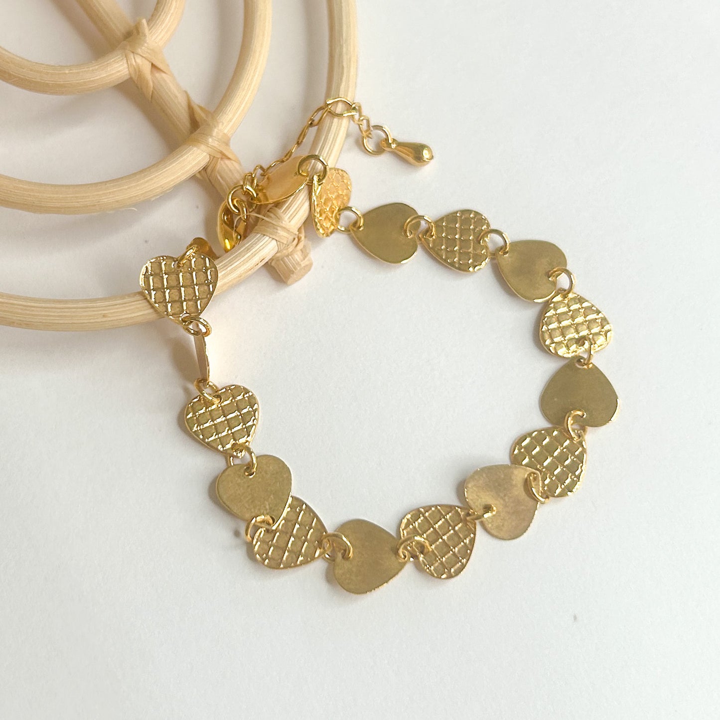 Heart Bracelet - 18K Gold Filled