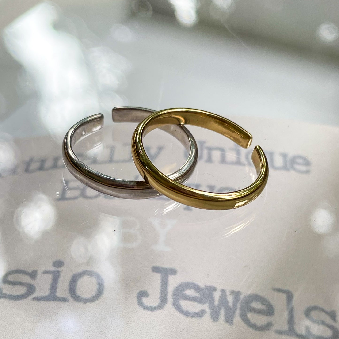 Solid Midi or Ring -Both Metals