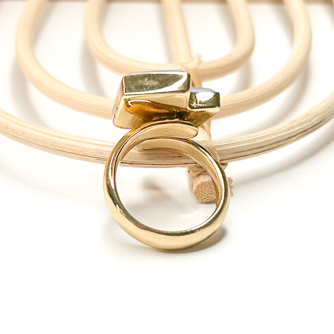 Opalite Lightning Bolt Ring - Alchemia