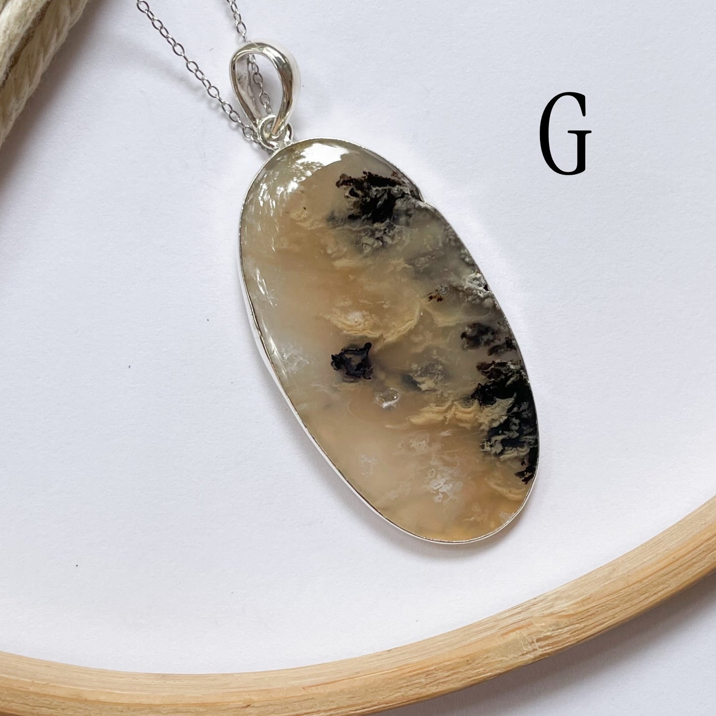 Natural Dendrite Opal Collection - Both Metals