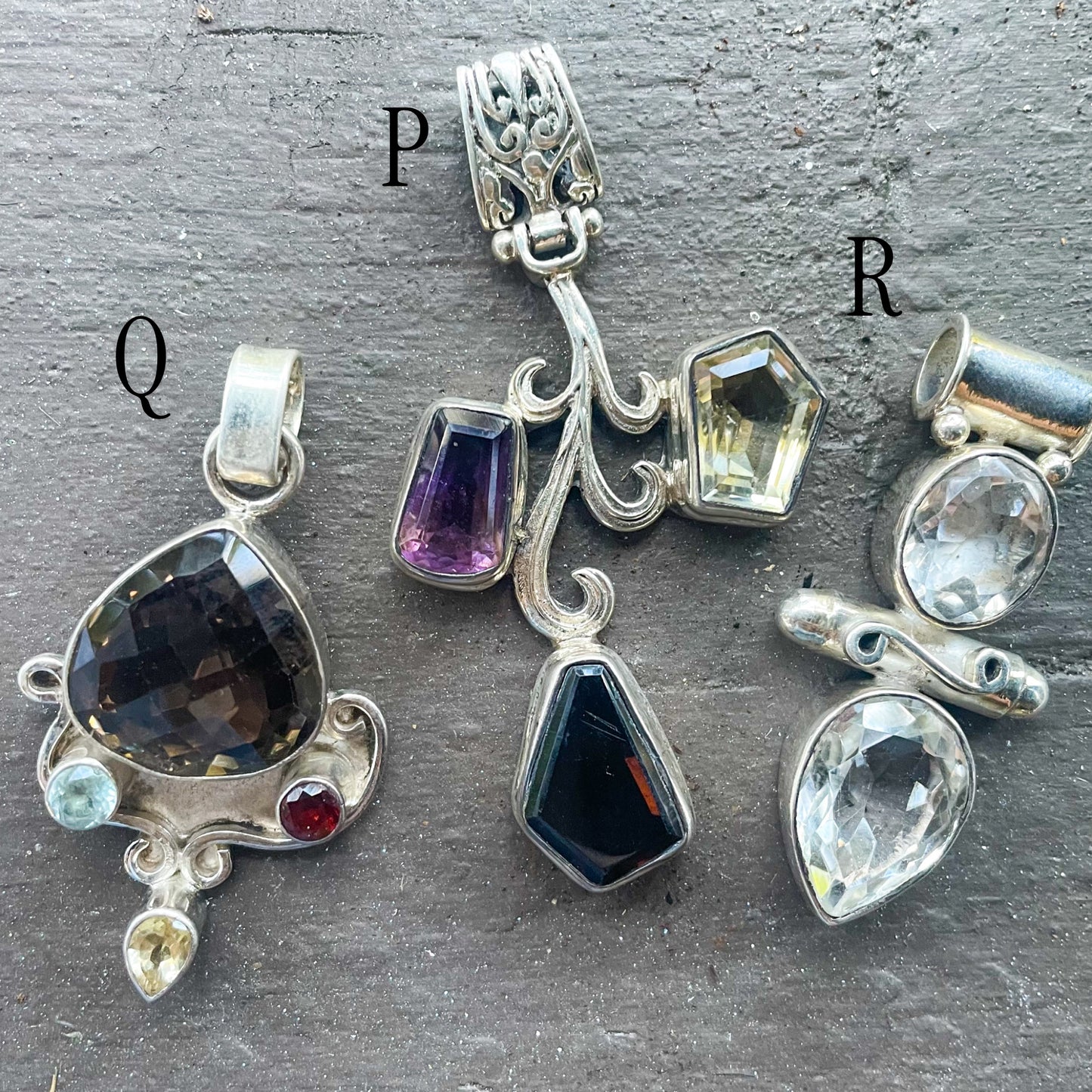 All Statement Solid Sterling Silver Unique Pendants!