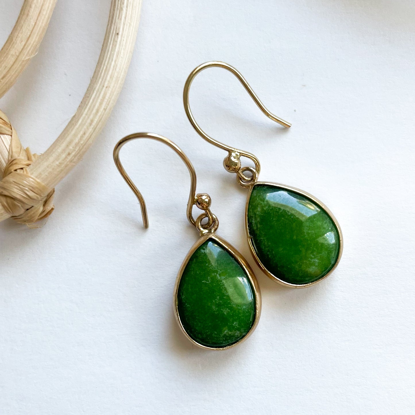 Tear Quartz Dangle Pendant/Earrings - Alchemia
