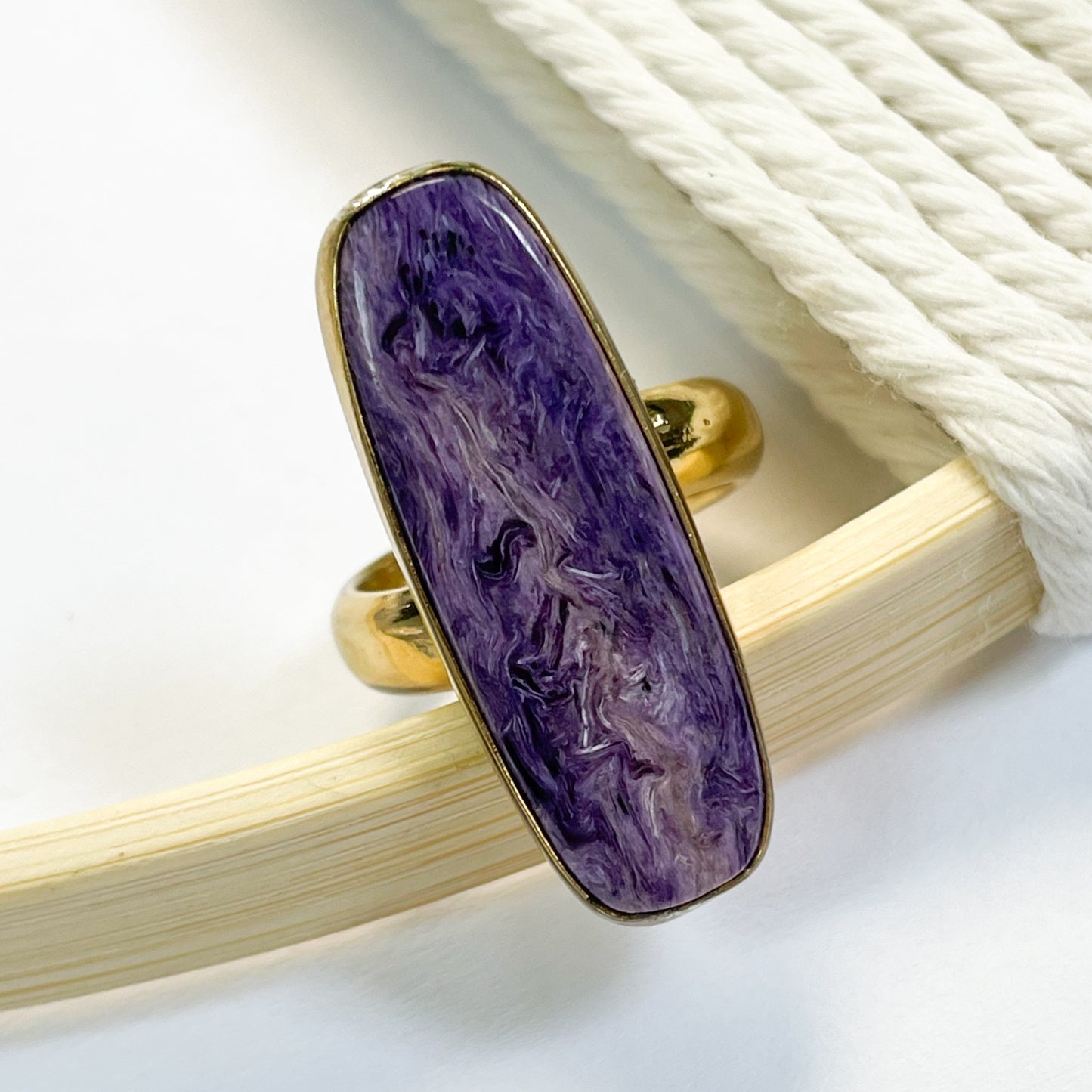 Charoite Ring - Alchemia Gold