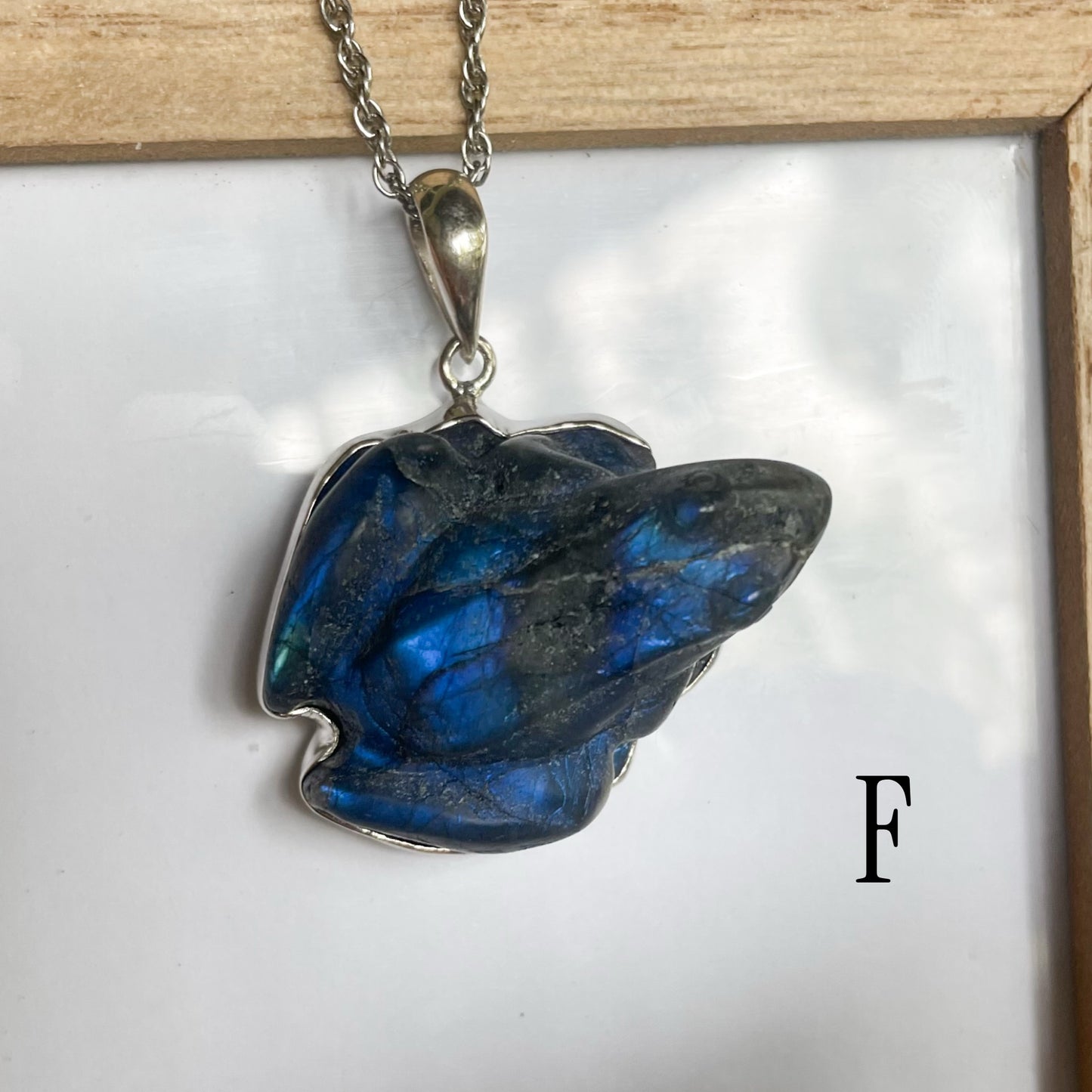 Labradorite Frog Pendant - Alchemia or Sterling