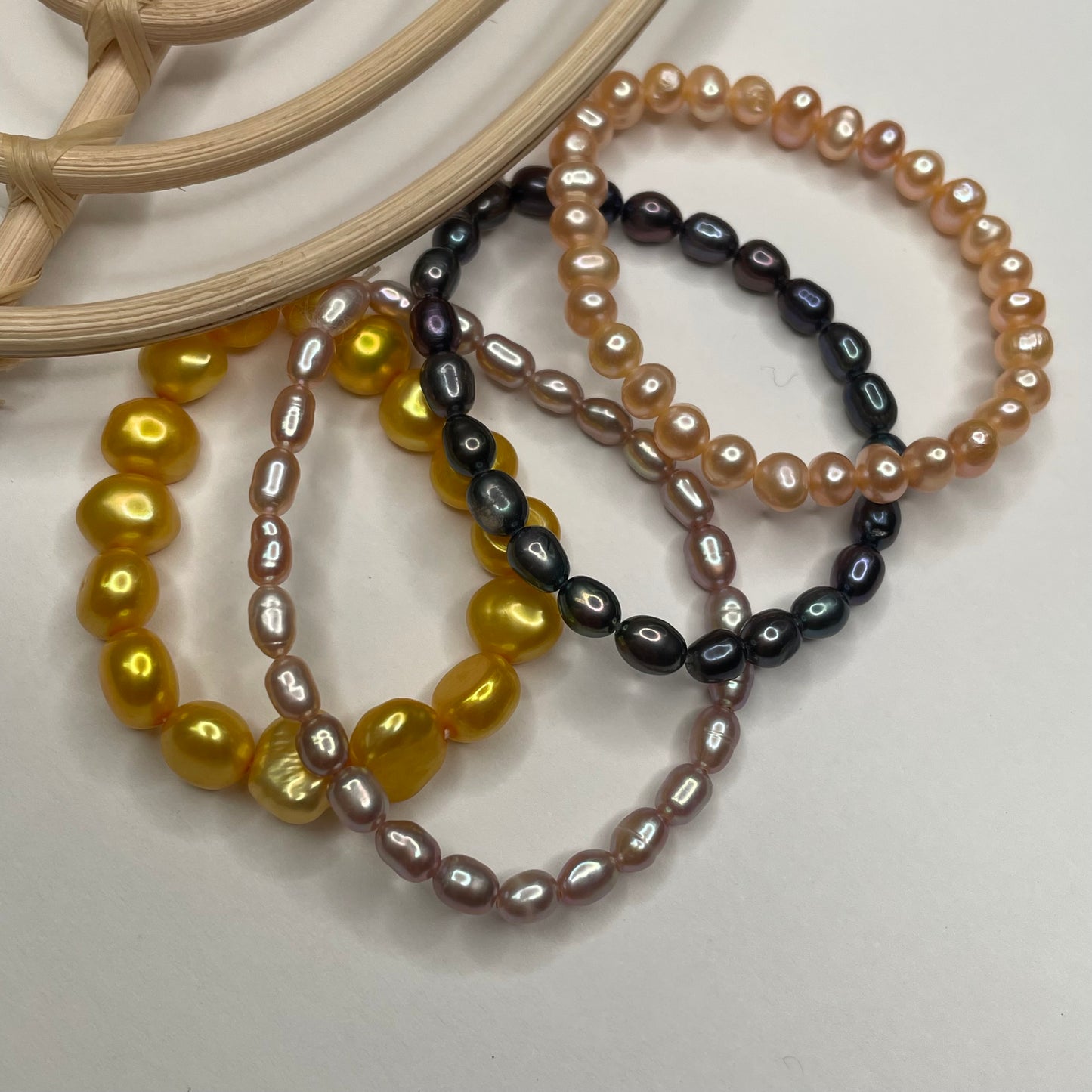 Kids Colorful Freshwater Bracelet - Stretch