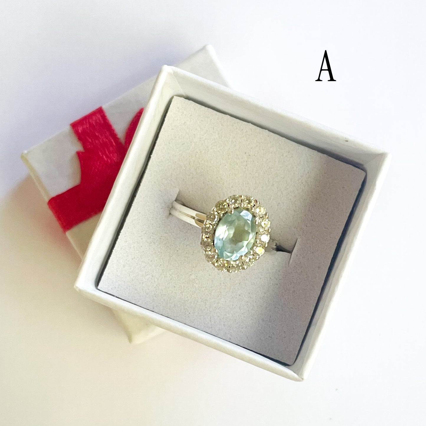 Dainty Multi Gemstone Prong Ring - Solid Sterling Silver