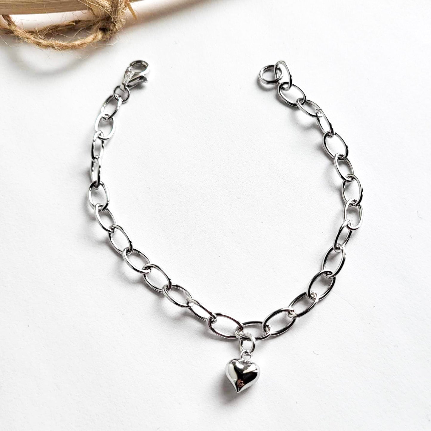 Romy Chain Link Bracelet - Solid Sterling Silver