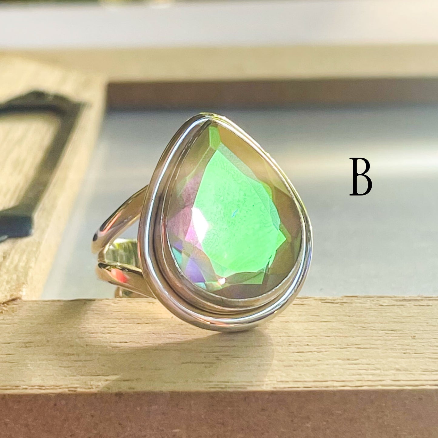 Mercury Mist Ring & Pendant - Solid Sterling Silver