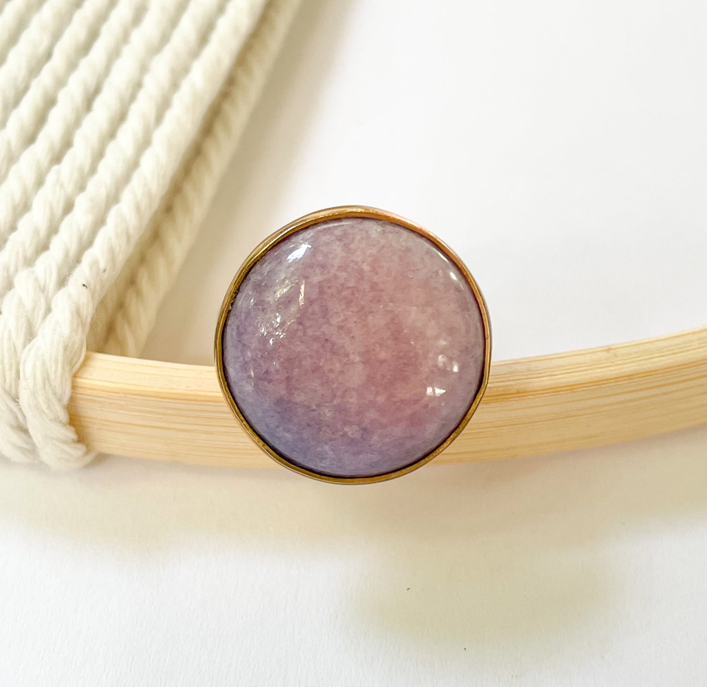Colorful Purple Quartz Ring - Alchemia Gold