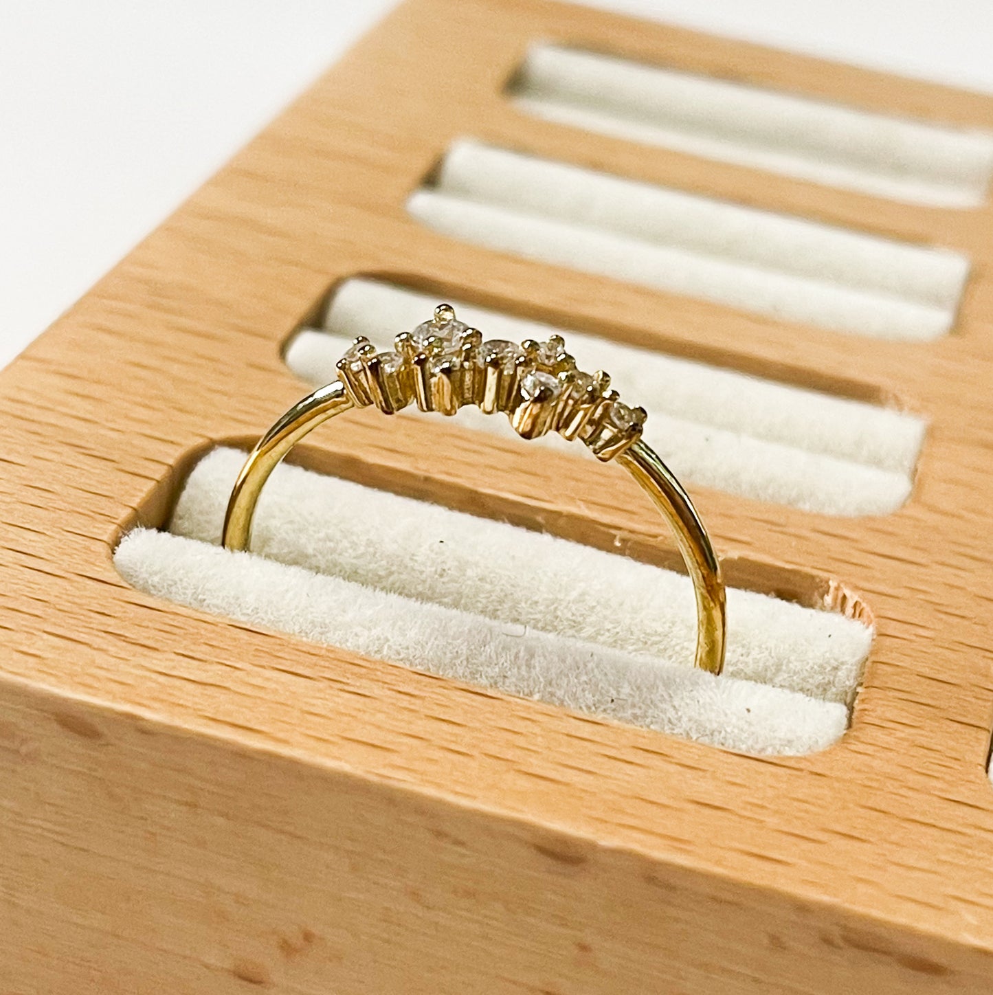CZ Sprinkles Sized Ring - SSS or Vermeil