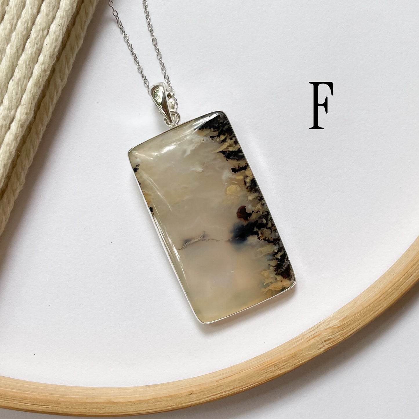 Natural Dendrite Opal Collection - Both Metals