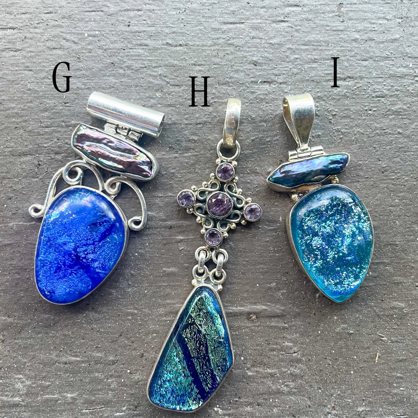 All Statement Solid Sterling Silver Unique Pendants!