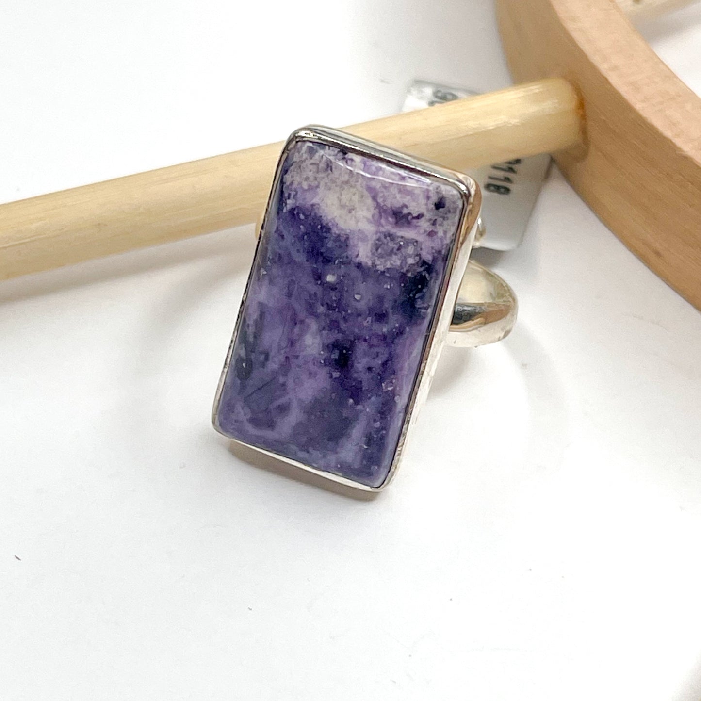 Tiffany Stone Ring - Solid Sterling Silver