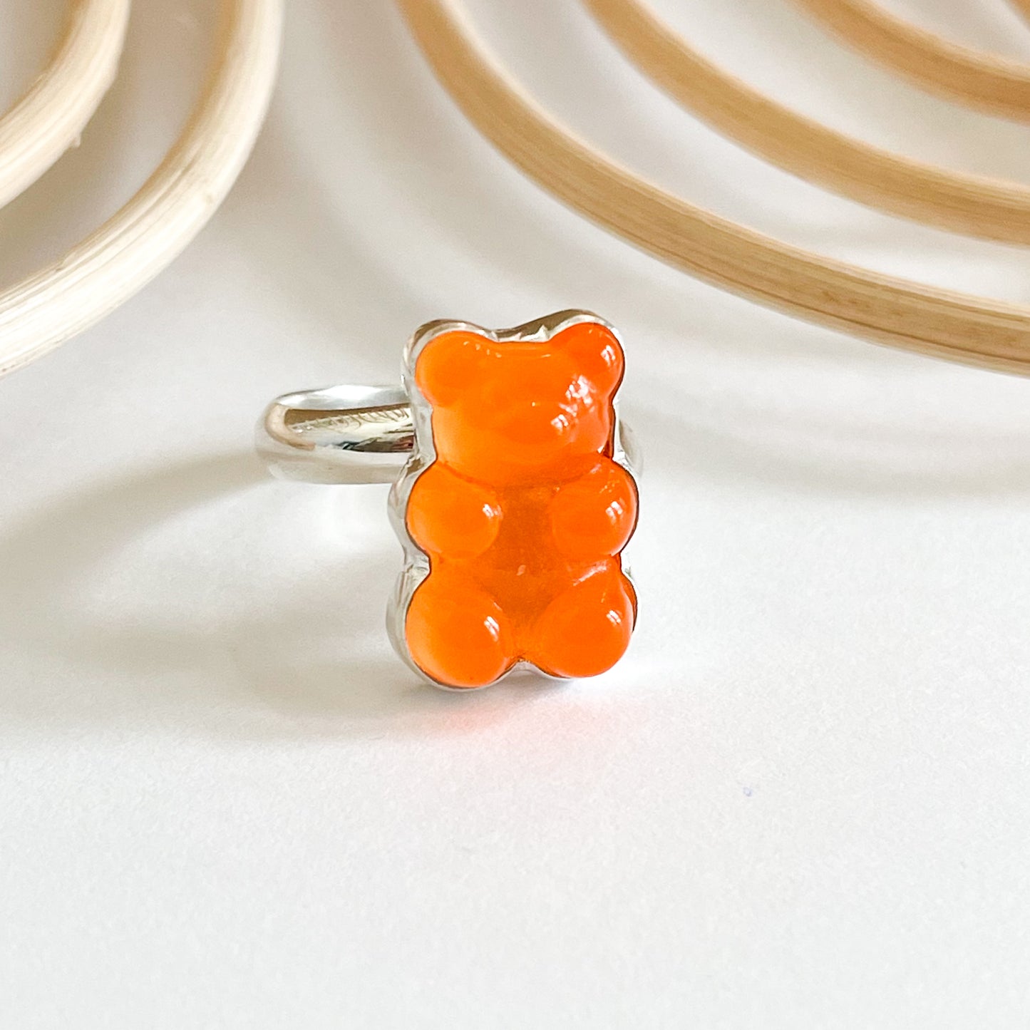 Gummy Bear Ring - Solid Sterling Silver