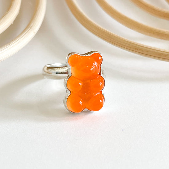 Gummy Bear Ring - Solid Sterling Silver