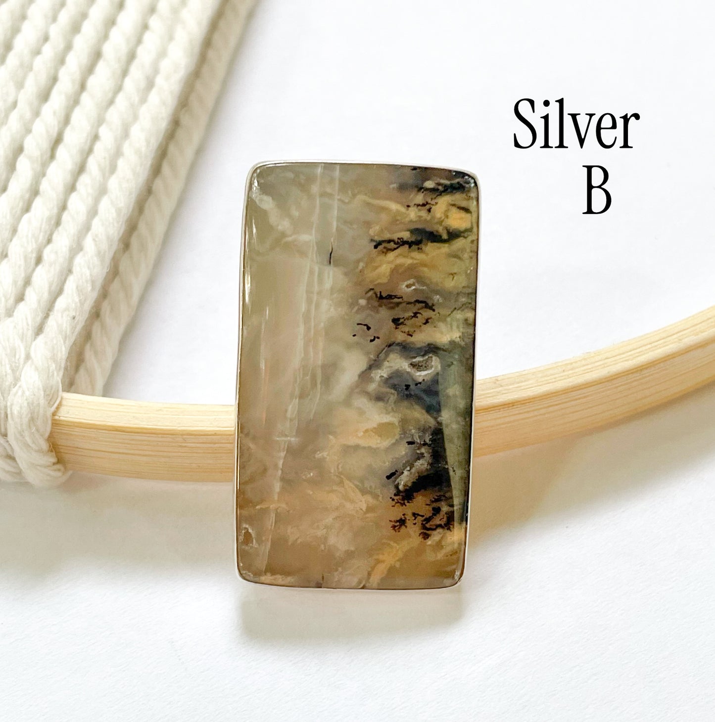 Natural Dendrite Opal Collection - Both Metals