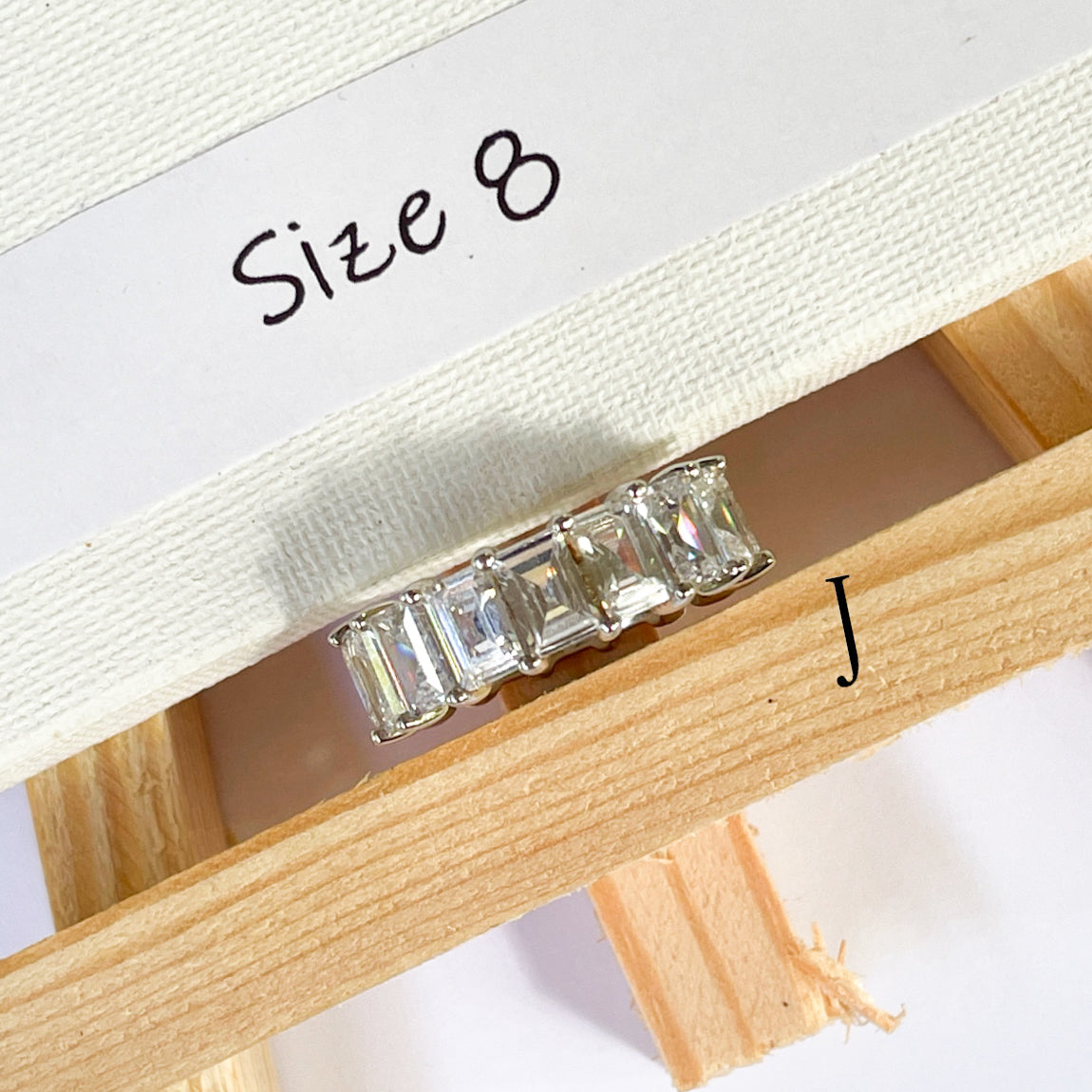 Variety of Stone in Minimalist Size 8 Rings - Solid Sterling Silver