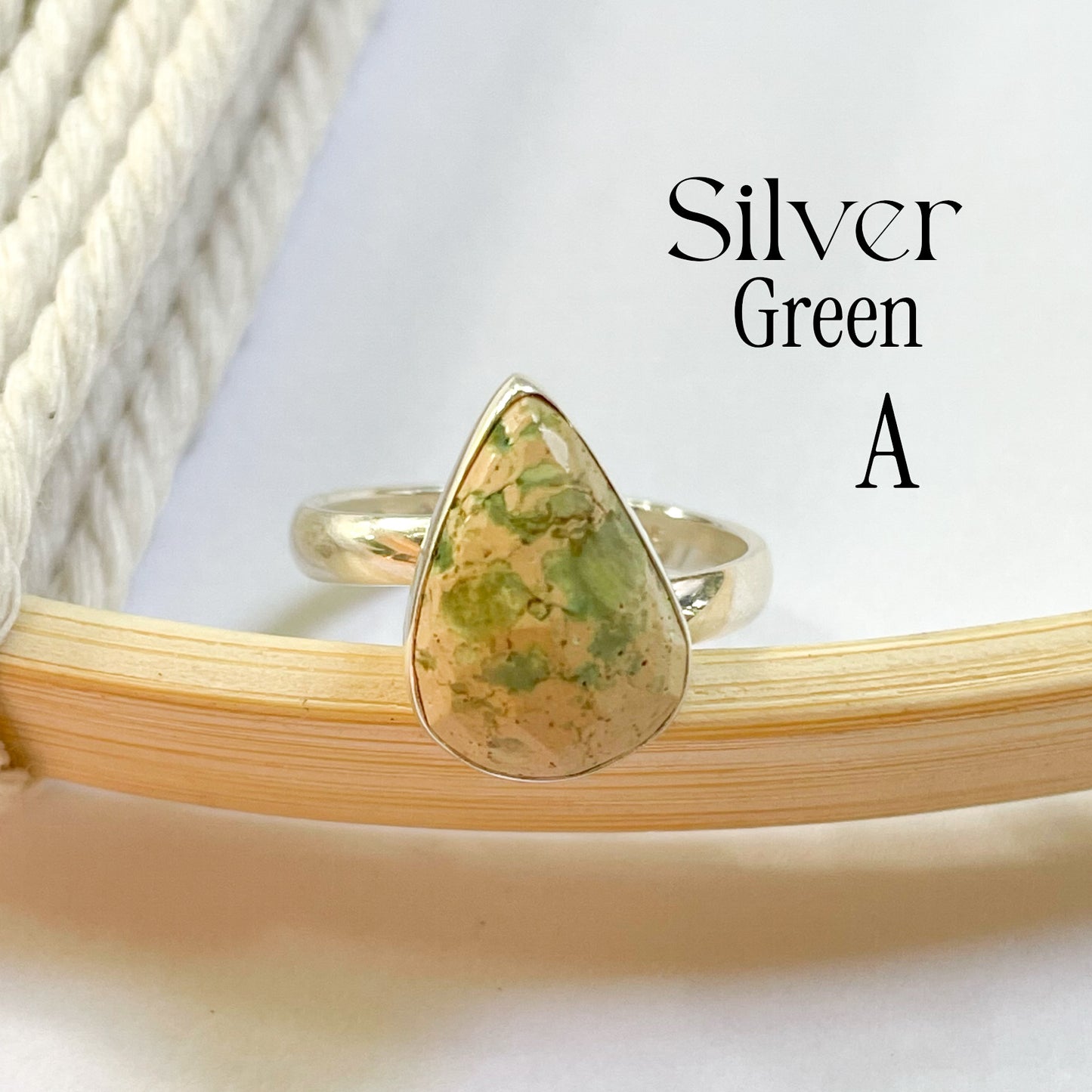 Colorful Jasper Rings - Both Metals