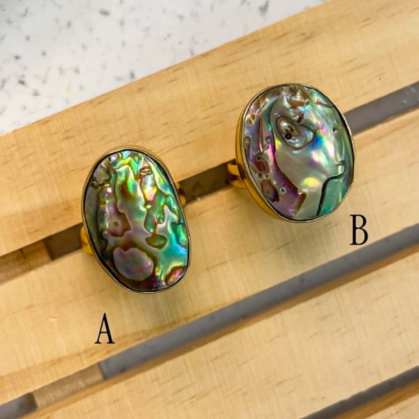 Abalone Rings - Alchemia