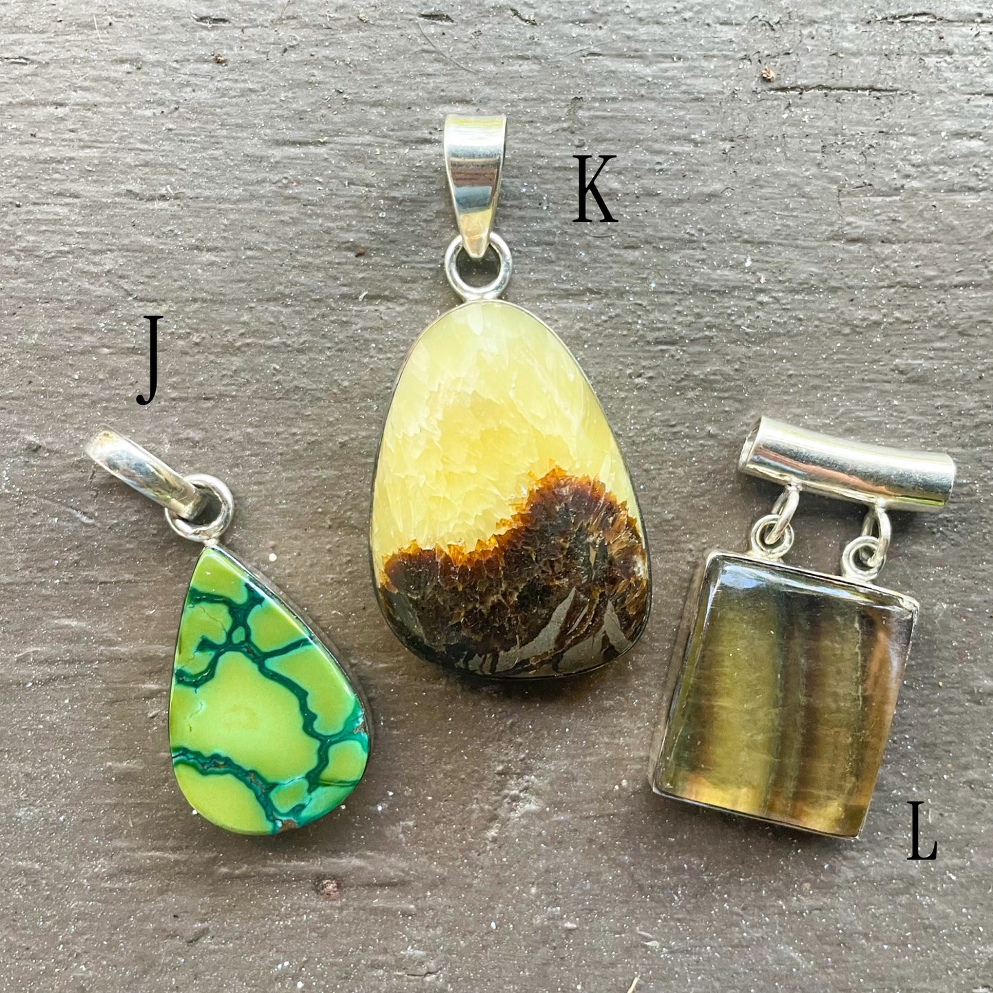 Solid Sterling Silver Unique Pendants!