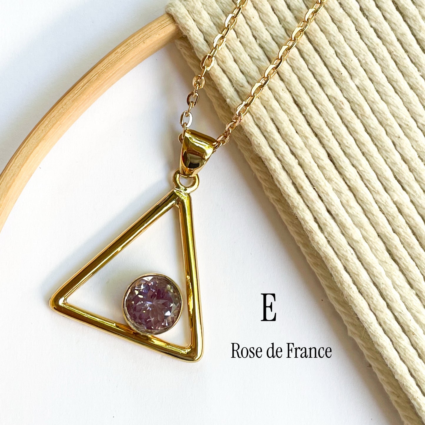 Triangle Floating Pendants - Alchemia Gold