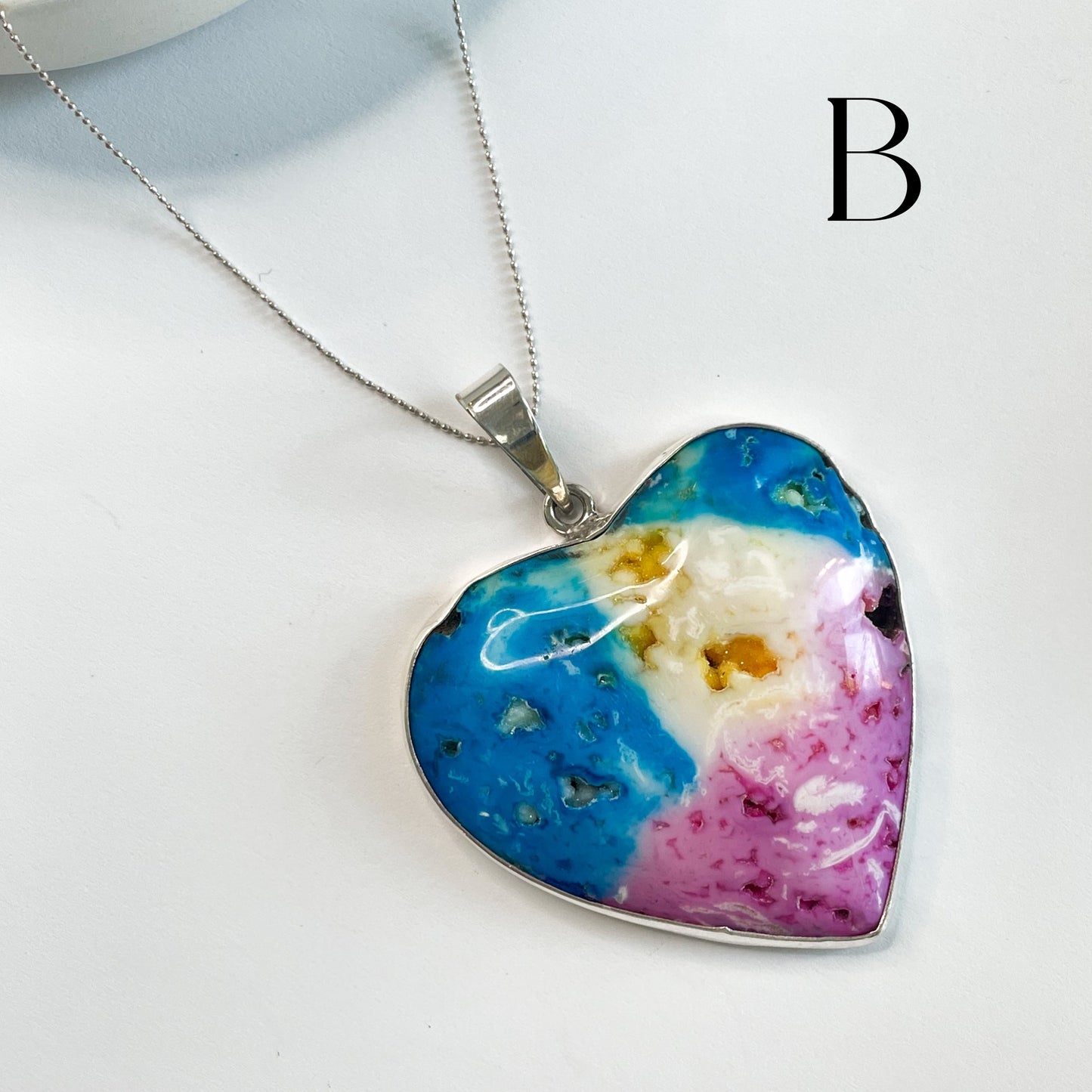 Load image into Gallery viewer, Solar Druzy Agate Pendant - Solid Sterling Silver
