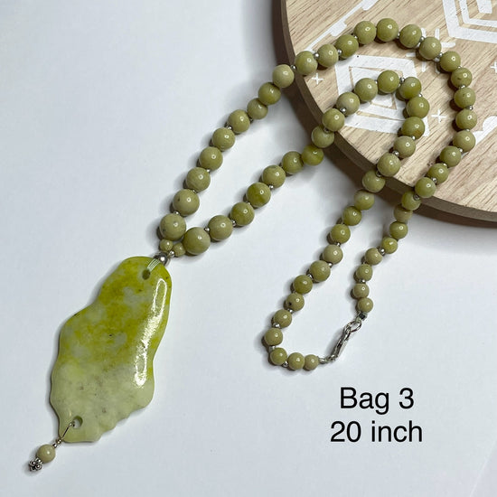 Natural Stone Necklaces - Pick Box