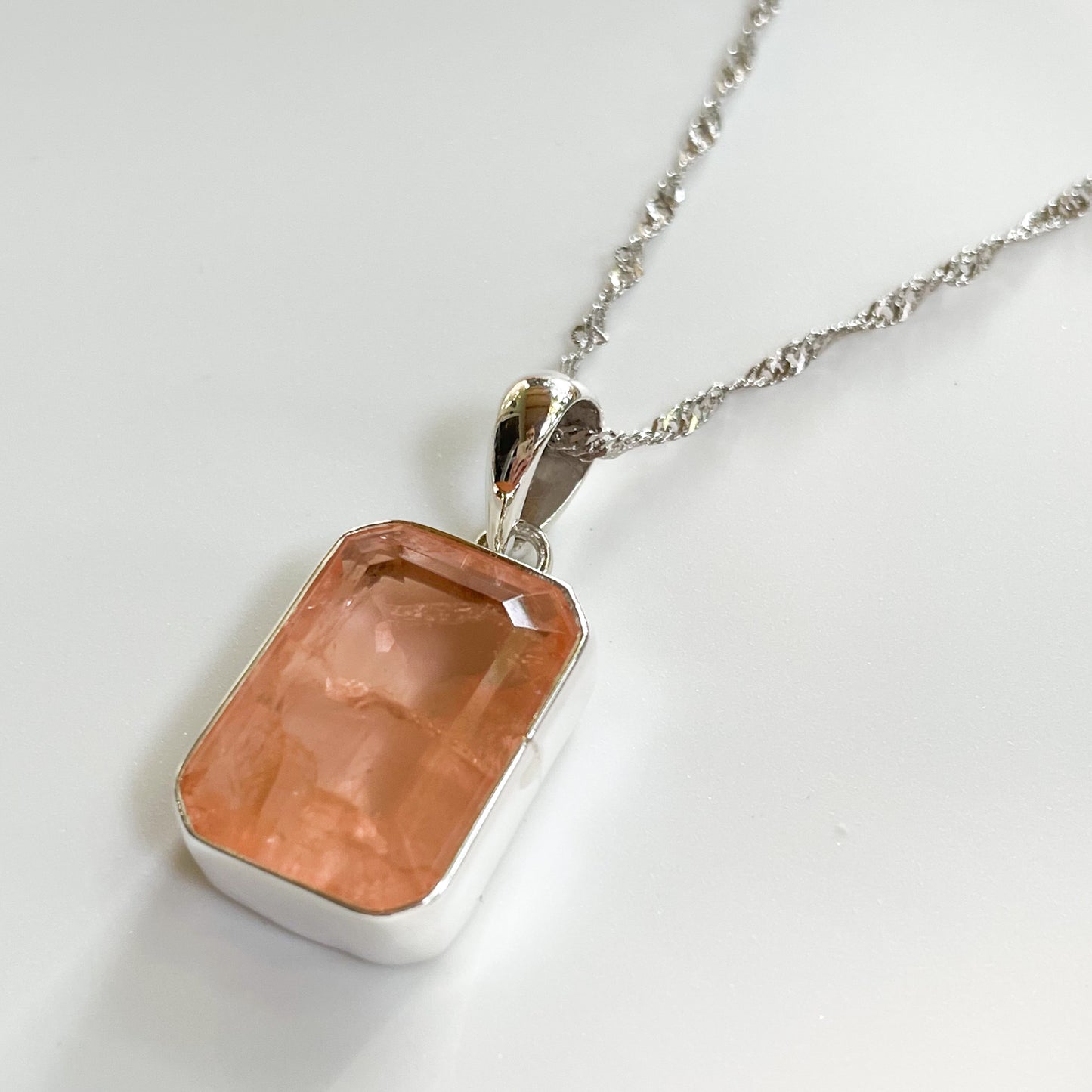 Blush Morganite Fusion - Both Metals
