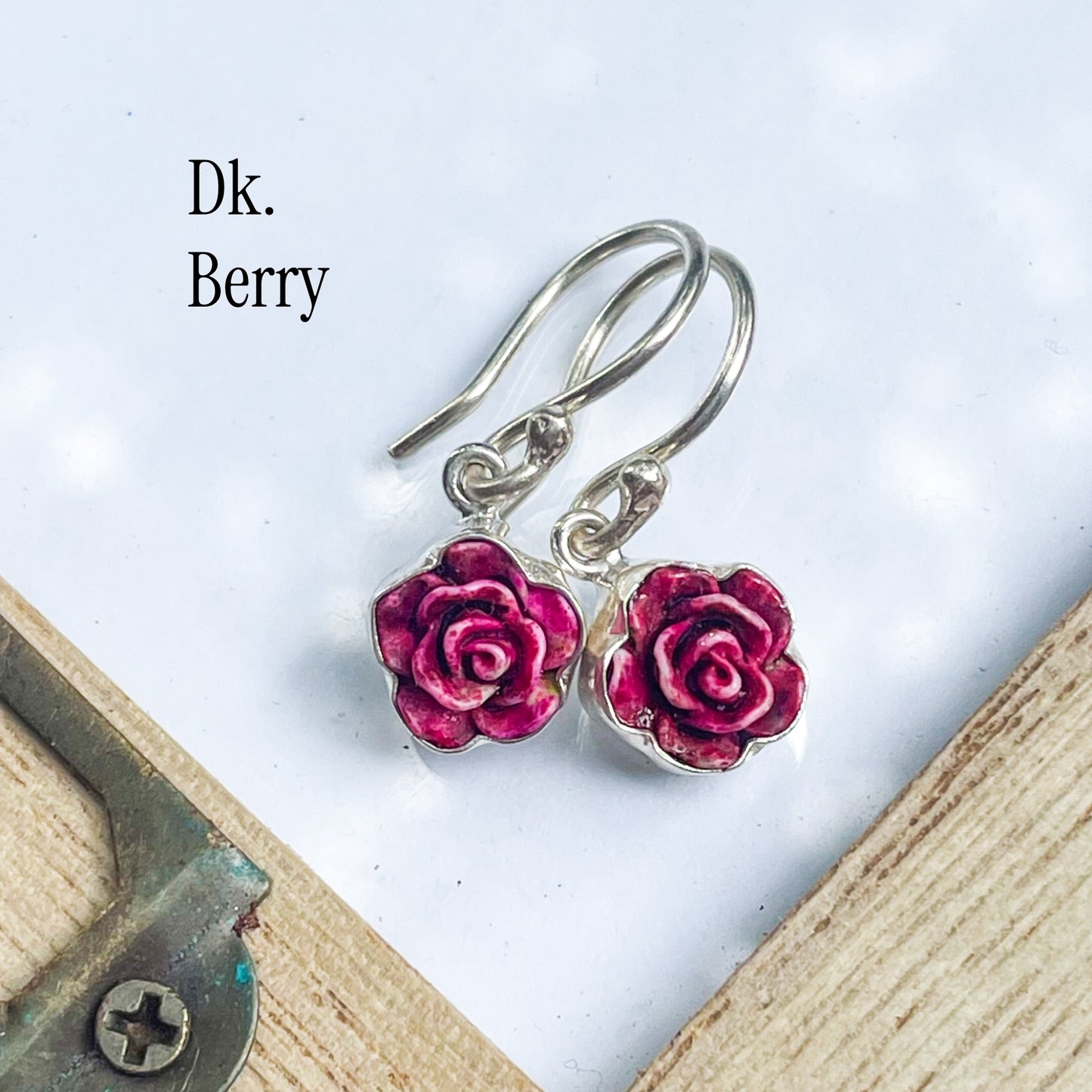 Colorful PIXIE Flower Ring - Solid Sterling Silver