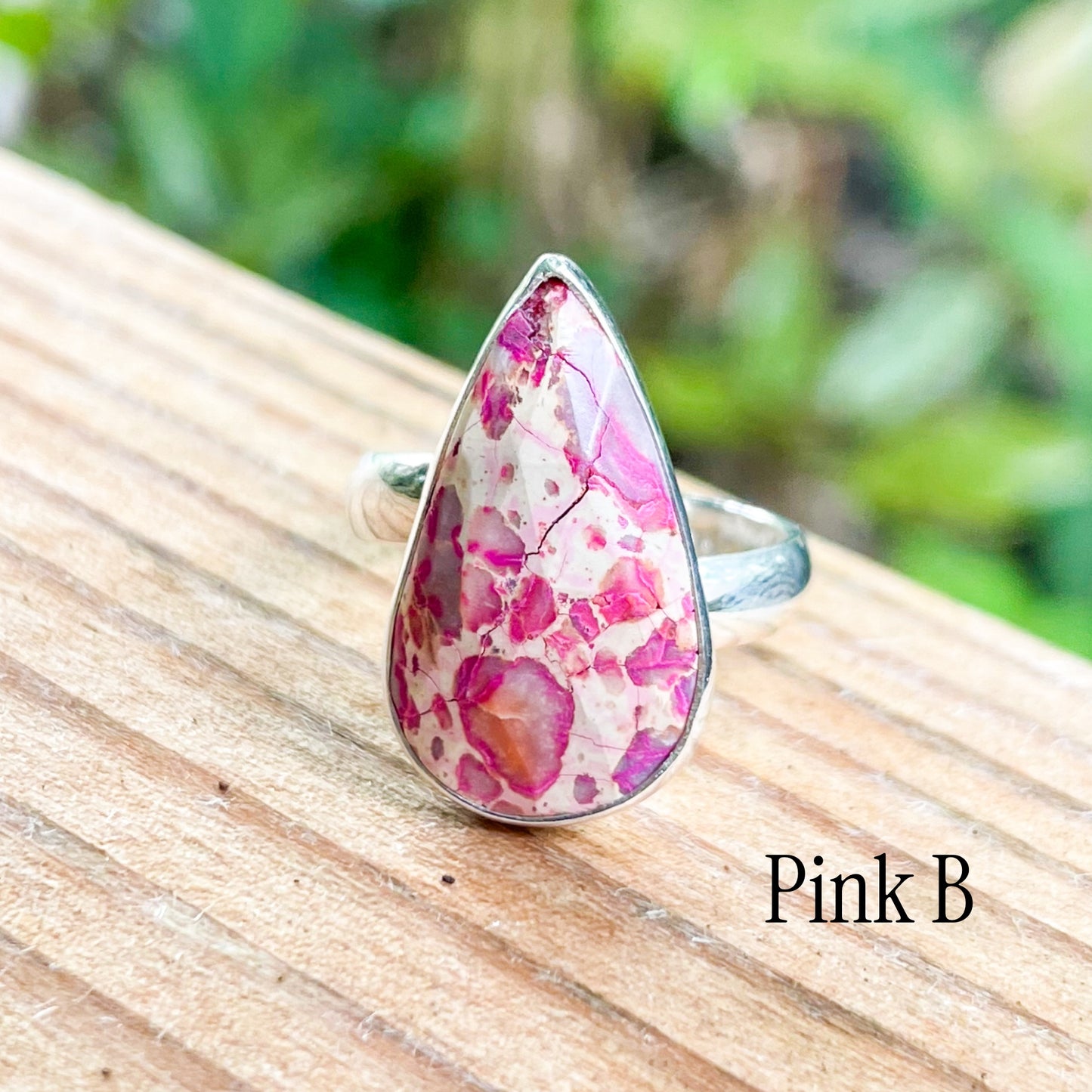 Colorful Jasper Rings - Solid Sterling Silver