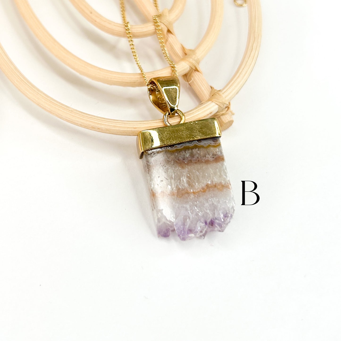 Amethyst Quartz Pendant - Alchemia