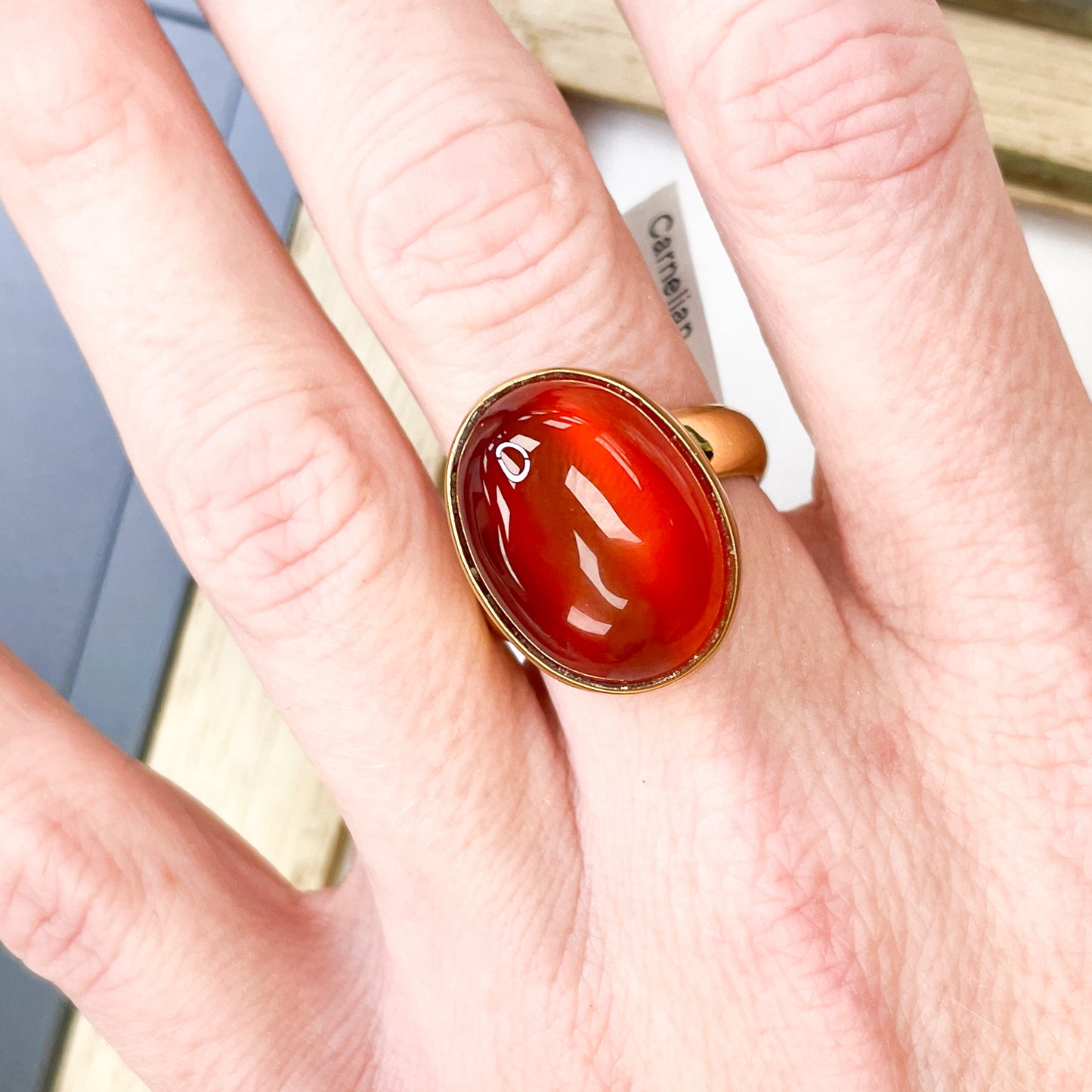 Alchemia Carnelian Ring - Charles Albert Stock