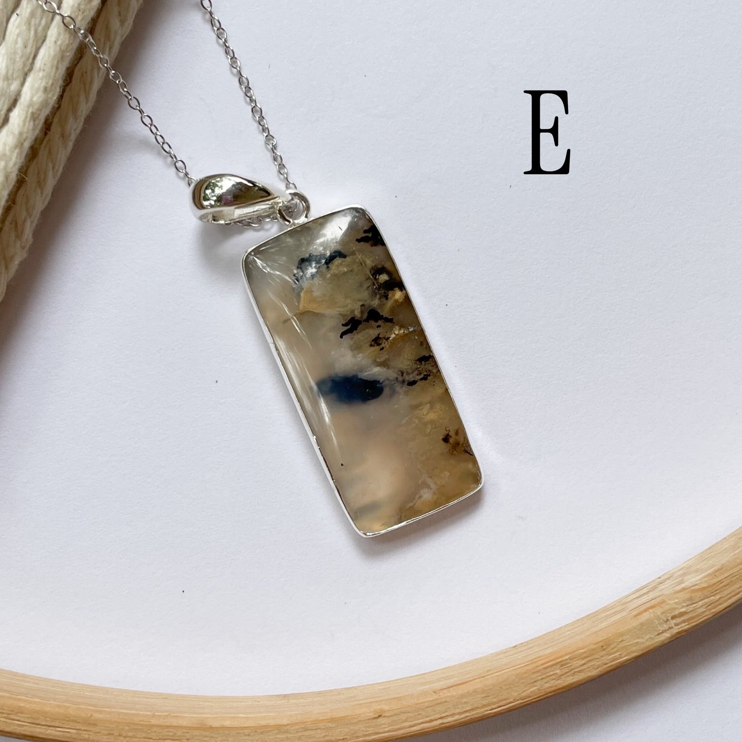 Natural Dendrite Opal Collection - Both Metals