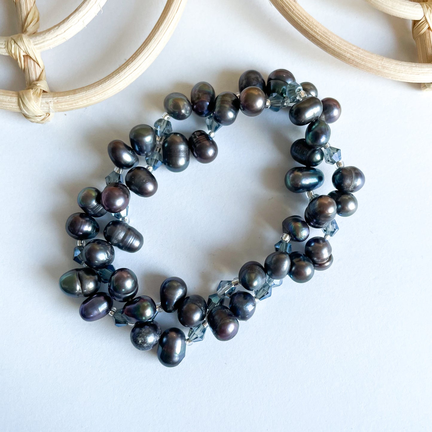 Epic Colorful Freshwater Pearl Stretch Bracelet