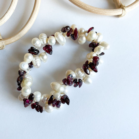 Epic Colorful Freshwater Pearl Stretch Bracelet