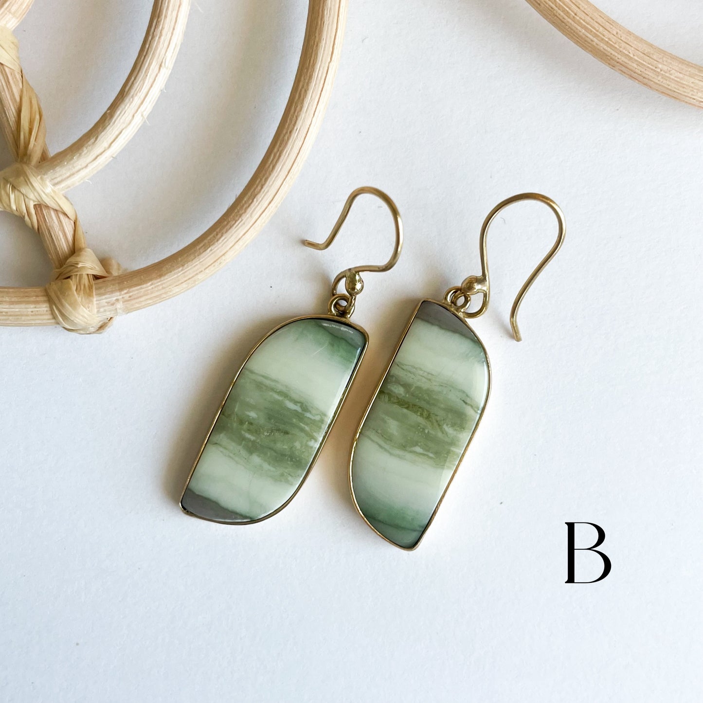 Butter Jade Earrings - Alchemia