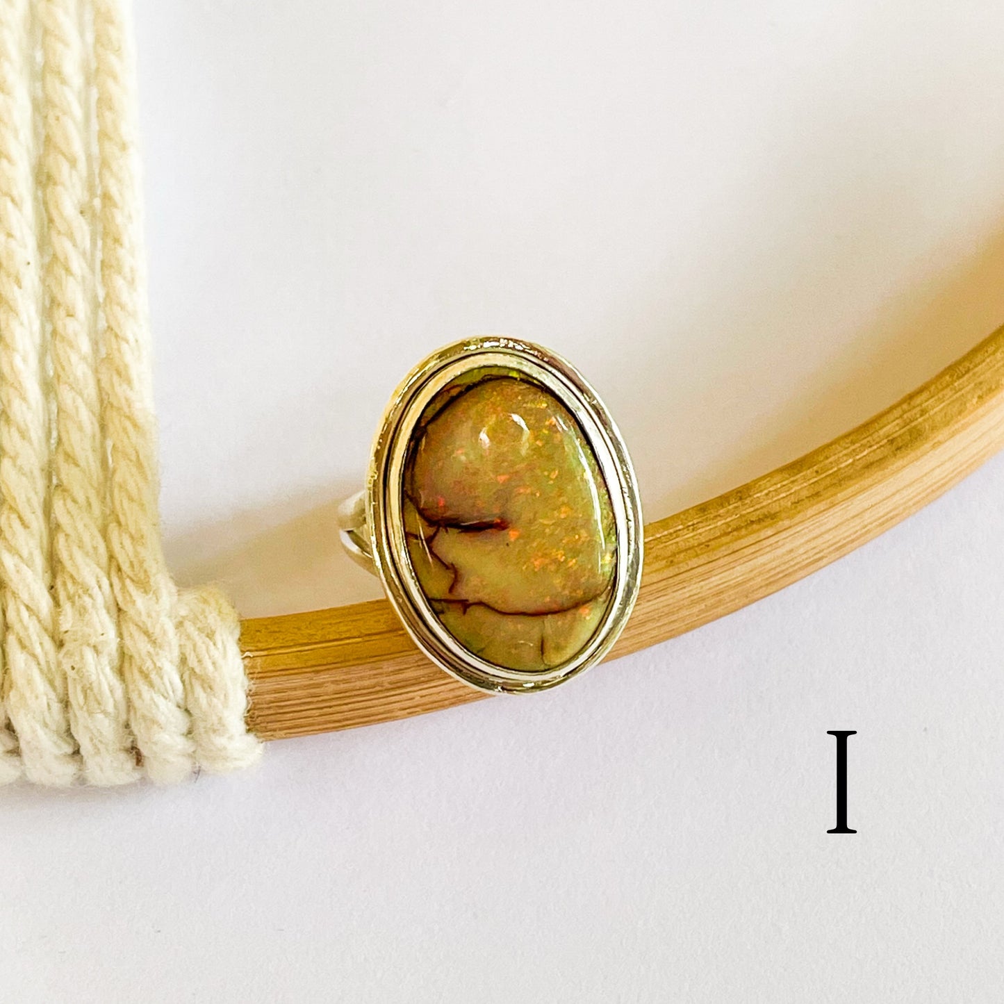 Monarch Sterling Opal Rings - Solid Sterling Silver