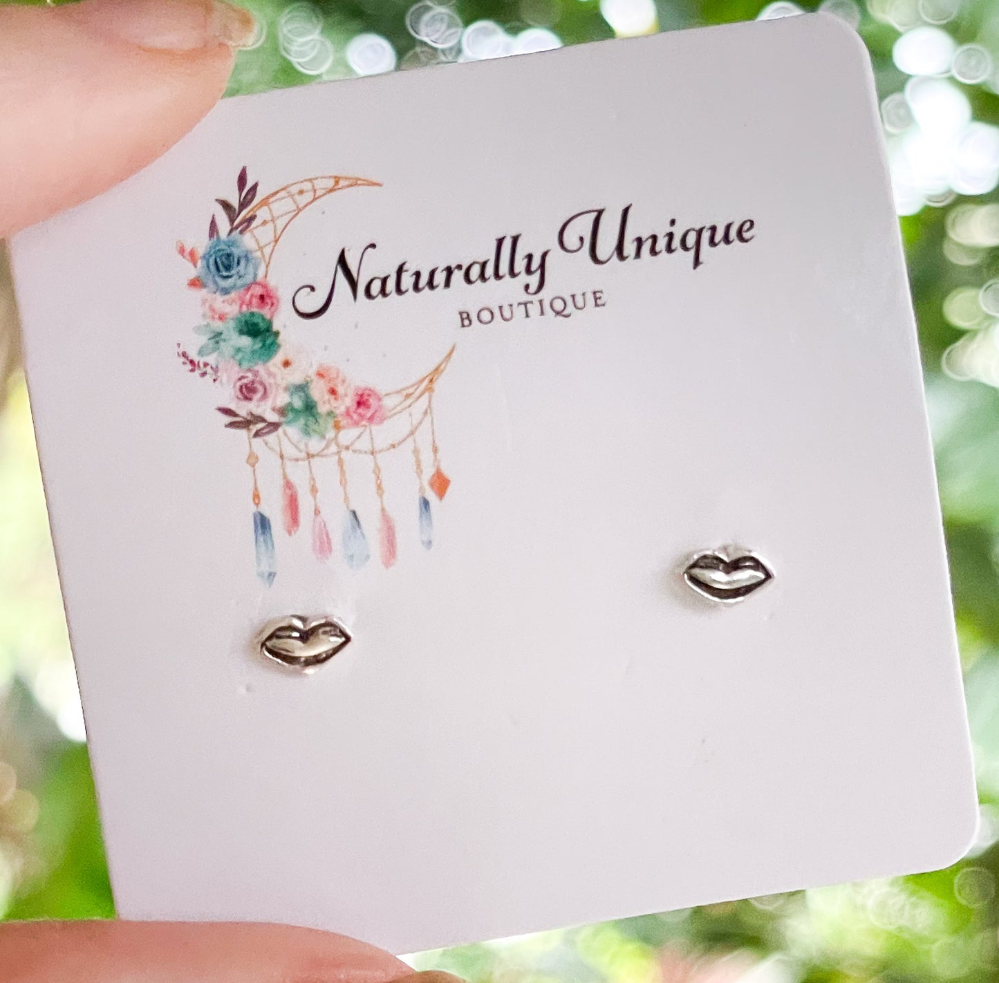 Dainty Lip Studs - Solid Sterling Silver