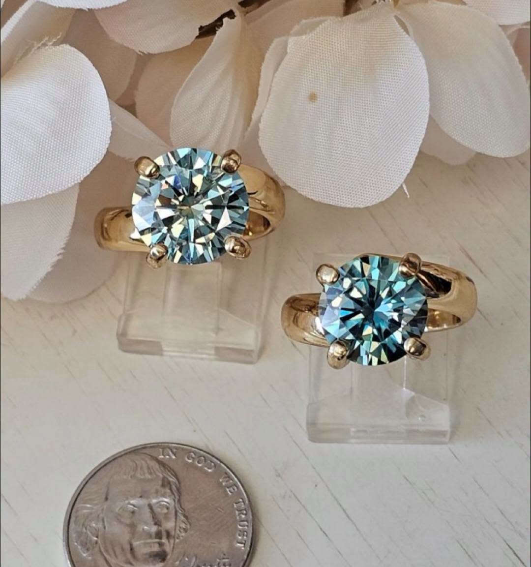 Moissanite Ring Alchemia Gold