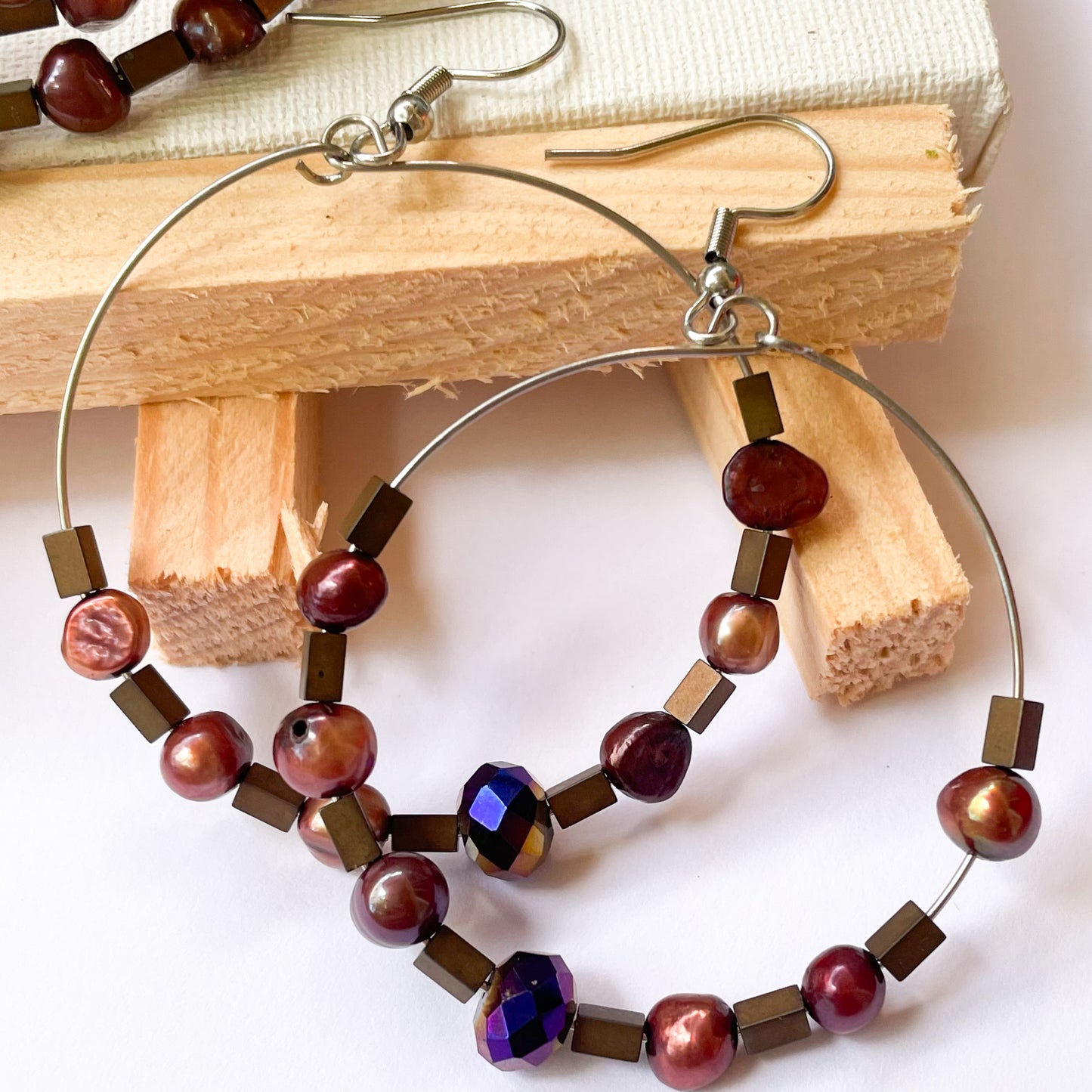 Boho Earrings & Bracelet Wrap Set