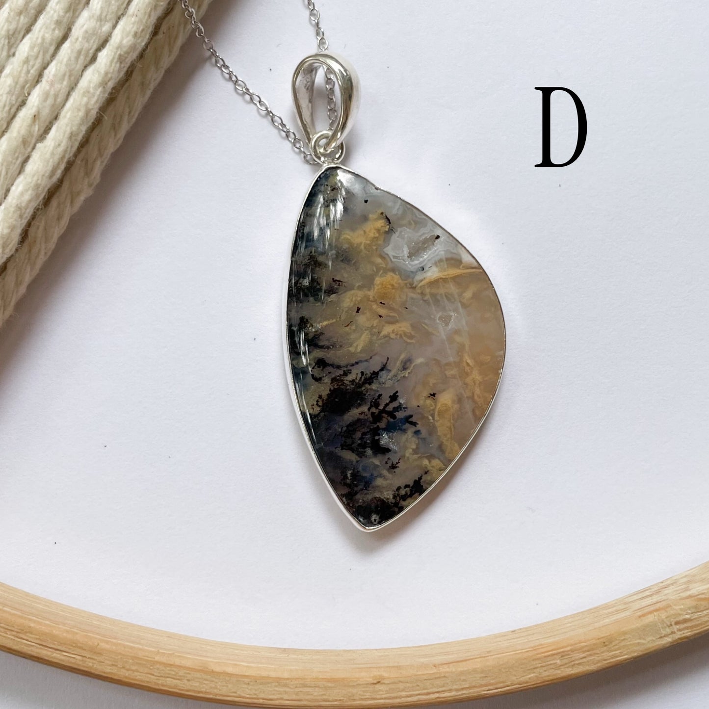 Natural Dendrite Opal Collection - Both Metals