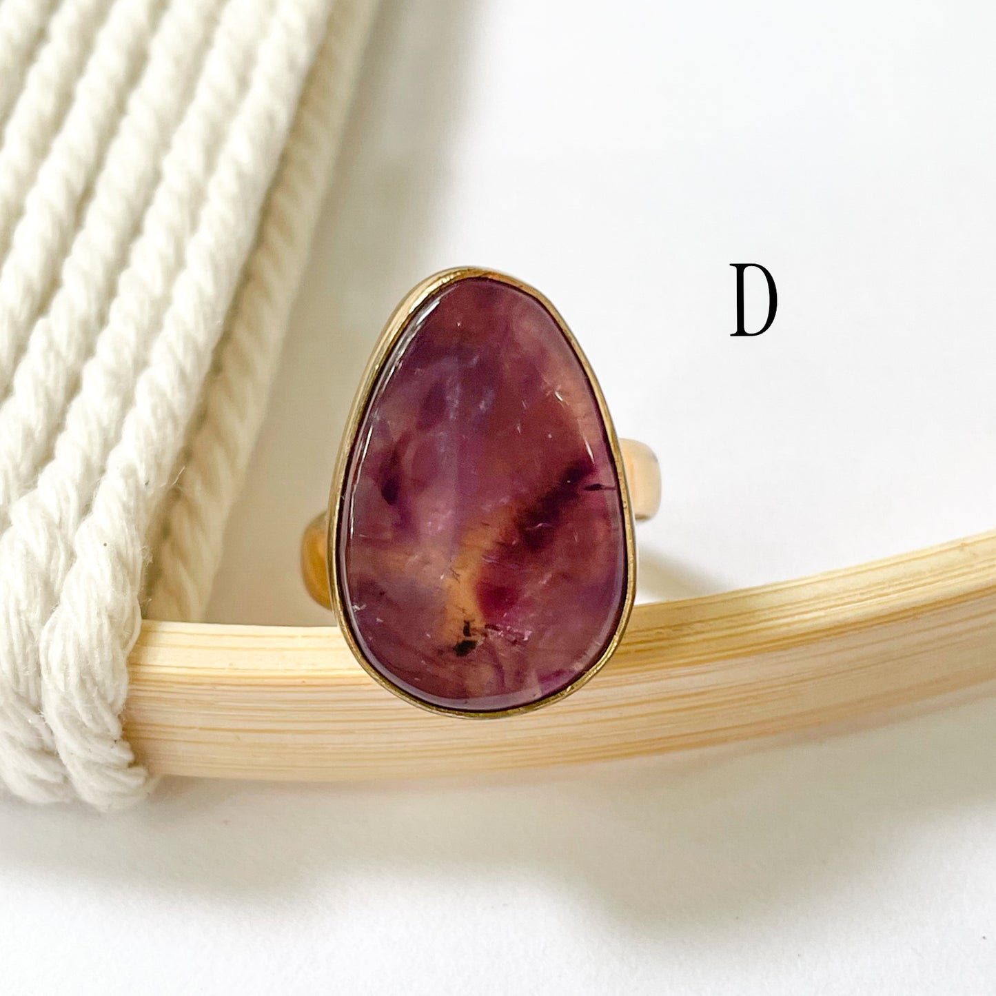 Trapiche Amethyst Ring - Alchemia