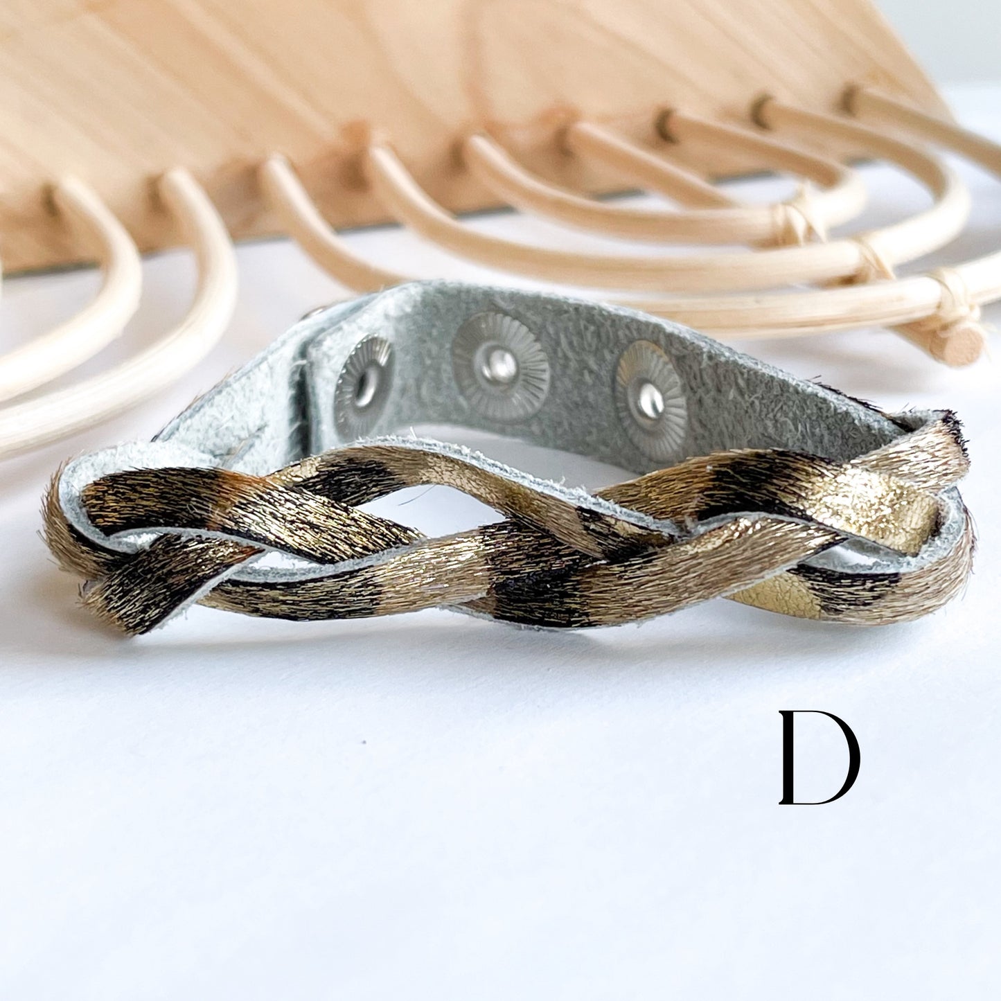 Twisted Leather Bracelet