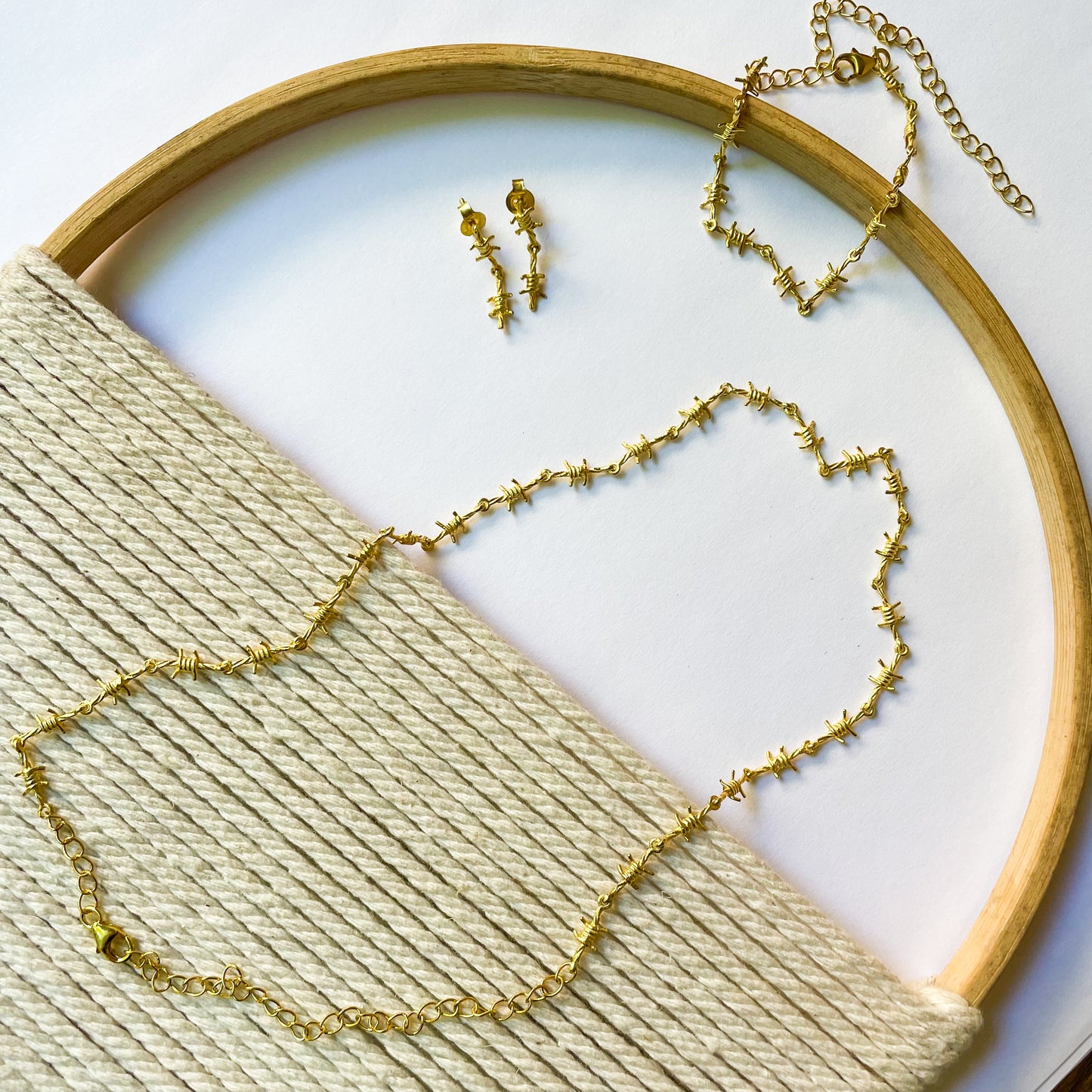 Barbed Wire Collection - Solid Sterling Silver & 18k Gold Plate Collection - Solid Sterling Silver & 18k Gold Plate